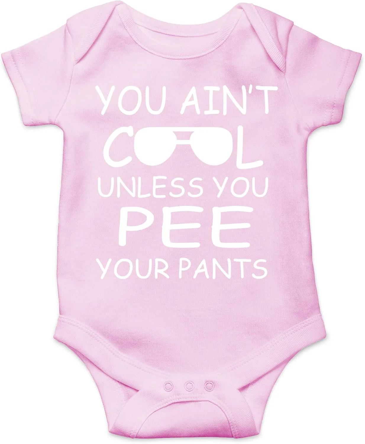 CBTwear لباس نوزادی خنده دار "باحال نیستی مگه اینکه شلوارتو خیس کنی!" رامپر بامزه لباس یک تکه نوزادی