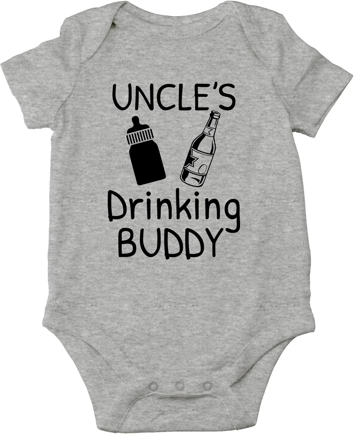 لباس نوزادی CBTwear طرح "رفیق نوشیدنی دایی" - هدیه خنده دار برای دایی آینده - بادی نوزادی بامزه