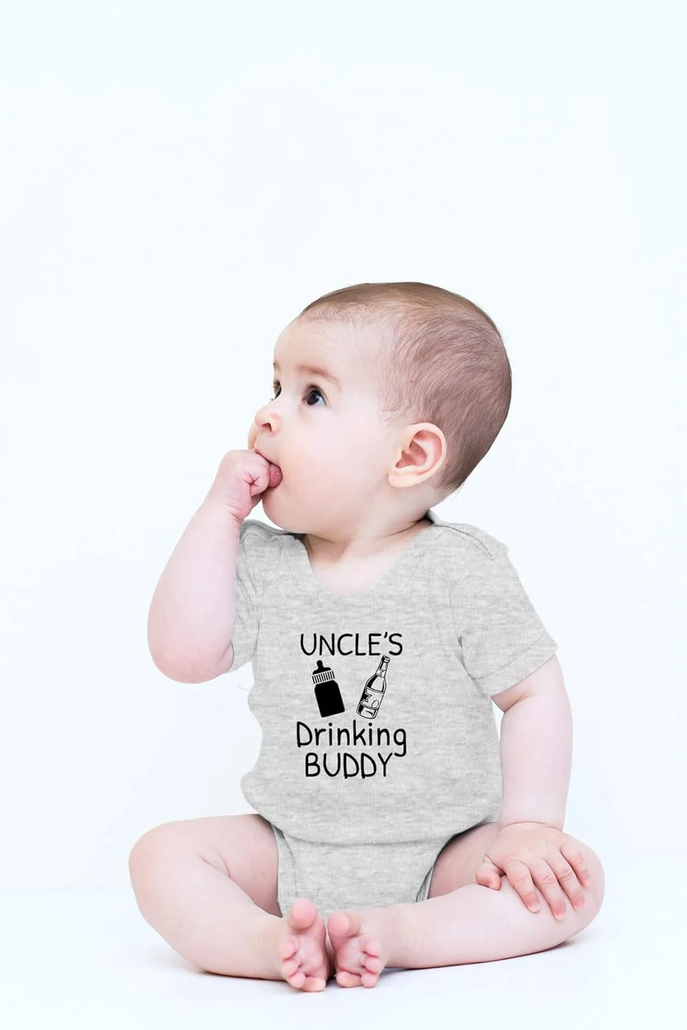 لباس نوزادی CBTwear طرح "رفیق نوشیدنی دایی" - هدیه خنده دار برای دایی آینده - بادی نوزادی بامزه لباس نوزادی CBTwear طرح "رفیق نوشیدنی دایی" - هدیه خنده دار برای دایی آینده - بادی نوزادی بامزه