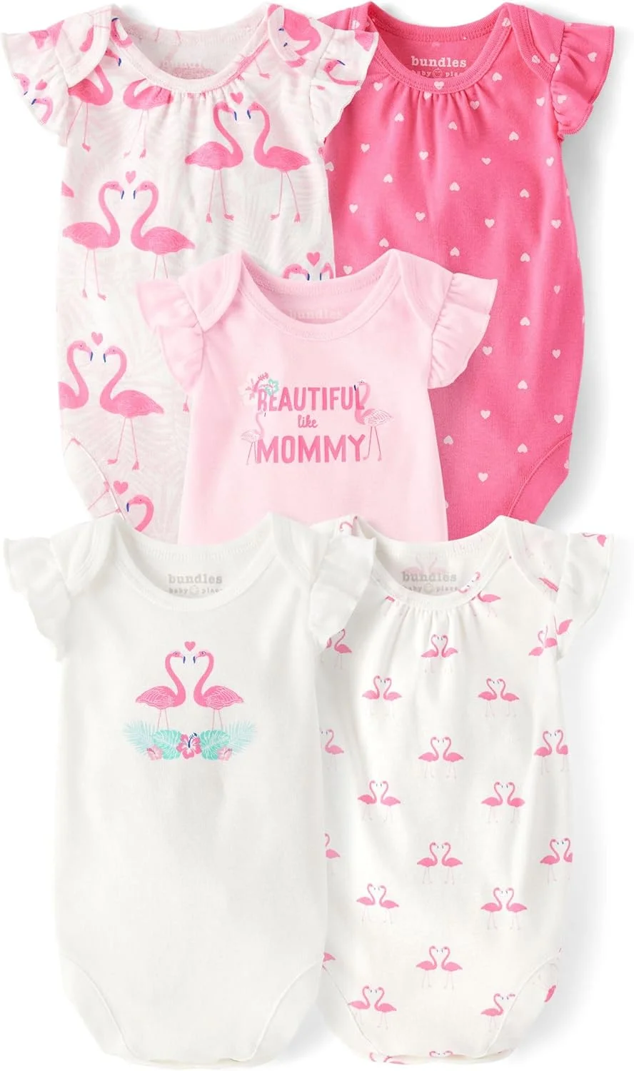 بادی آستین کوتاه دخترانه The Children's Place