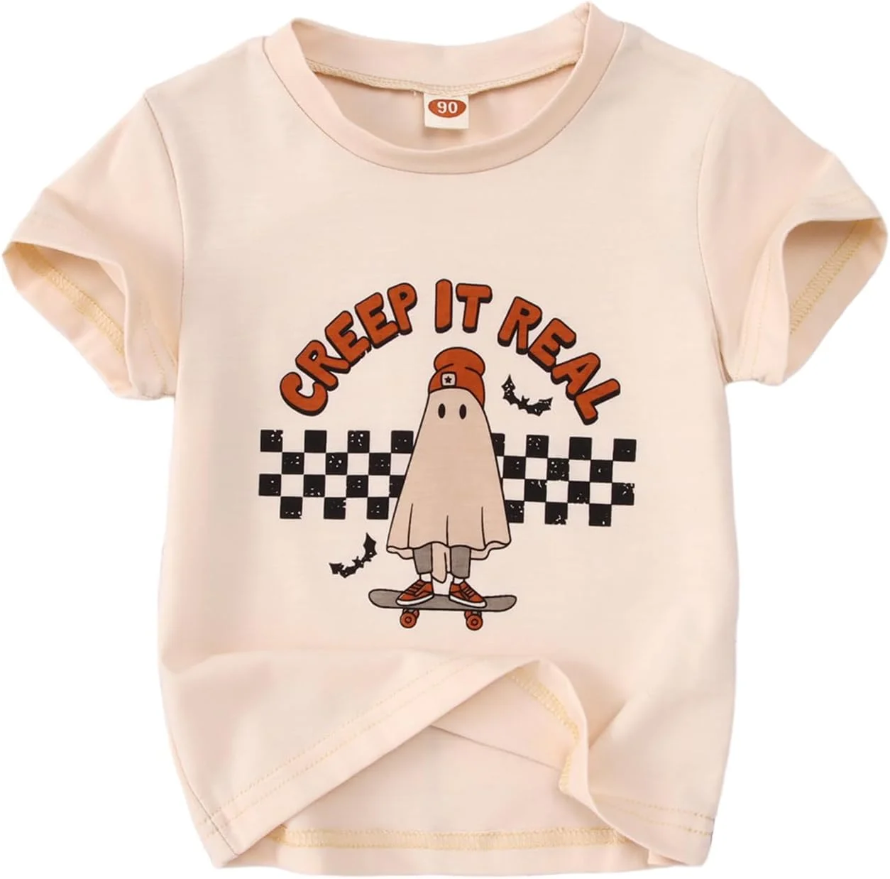 تی شرت هالووین GLIGLITTR برای کودکان نوپا، تیشرت شبح بامزه پسرانه دخترانه، لباس های پاییزی فصل شبح وار