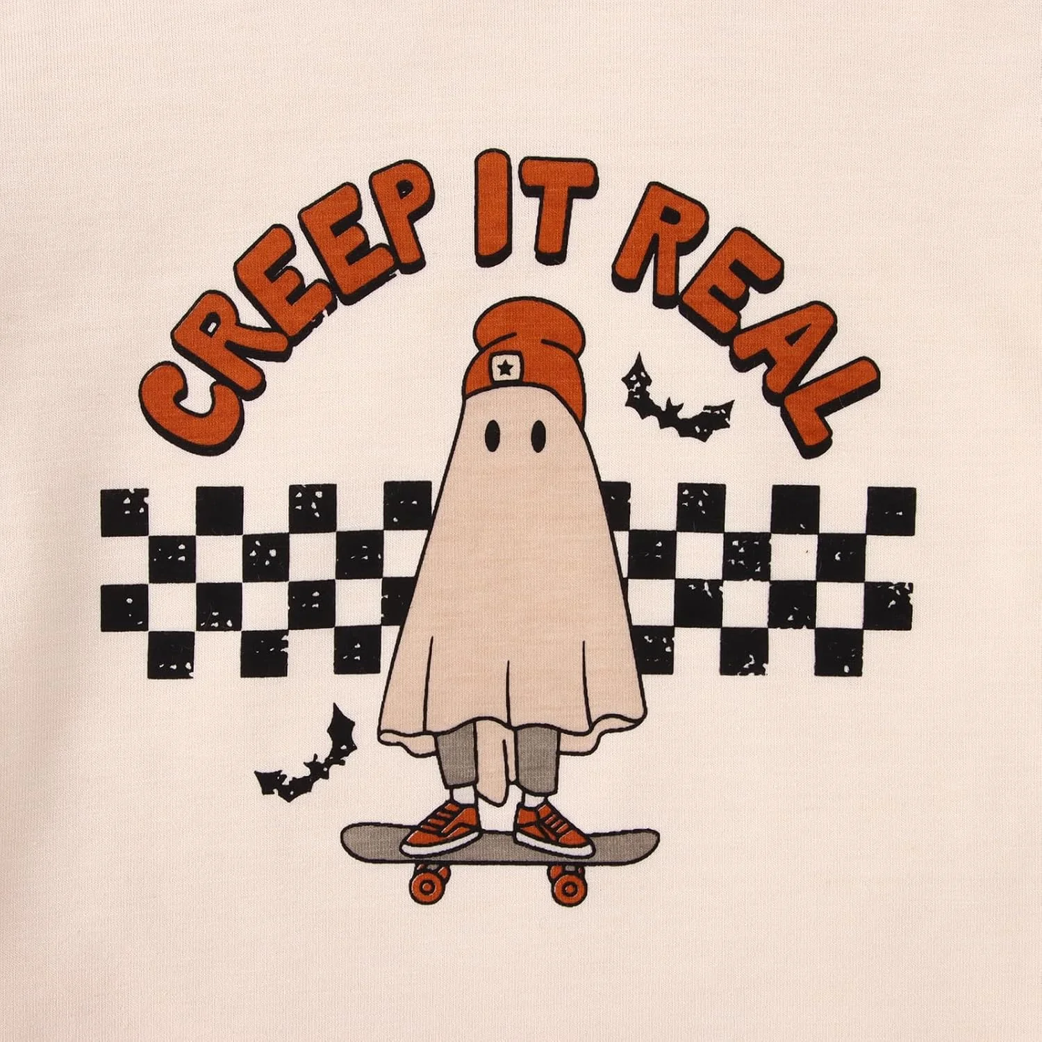 تی شرت هالووین GLIGLITTR برای کودکان نوپا، تیشرت شبح بامزه پسرانه دخترانه، لباس های پاییزی فصل شبح وار