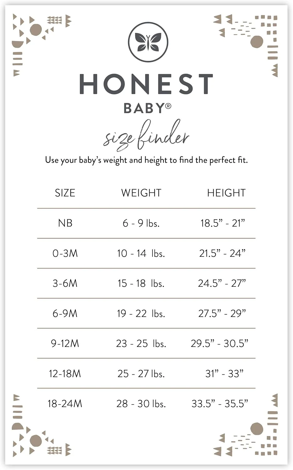 بادی آستین بلند نوزادی ارگانیک HonestBaby - بسته 10 عددی بادی آستین بلند نوزادی ارگانیک HonestBaby - بسته 10 عددی