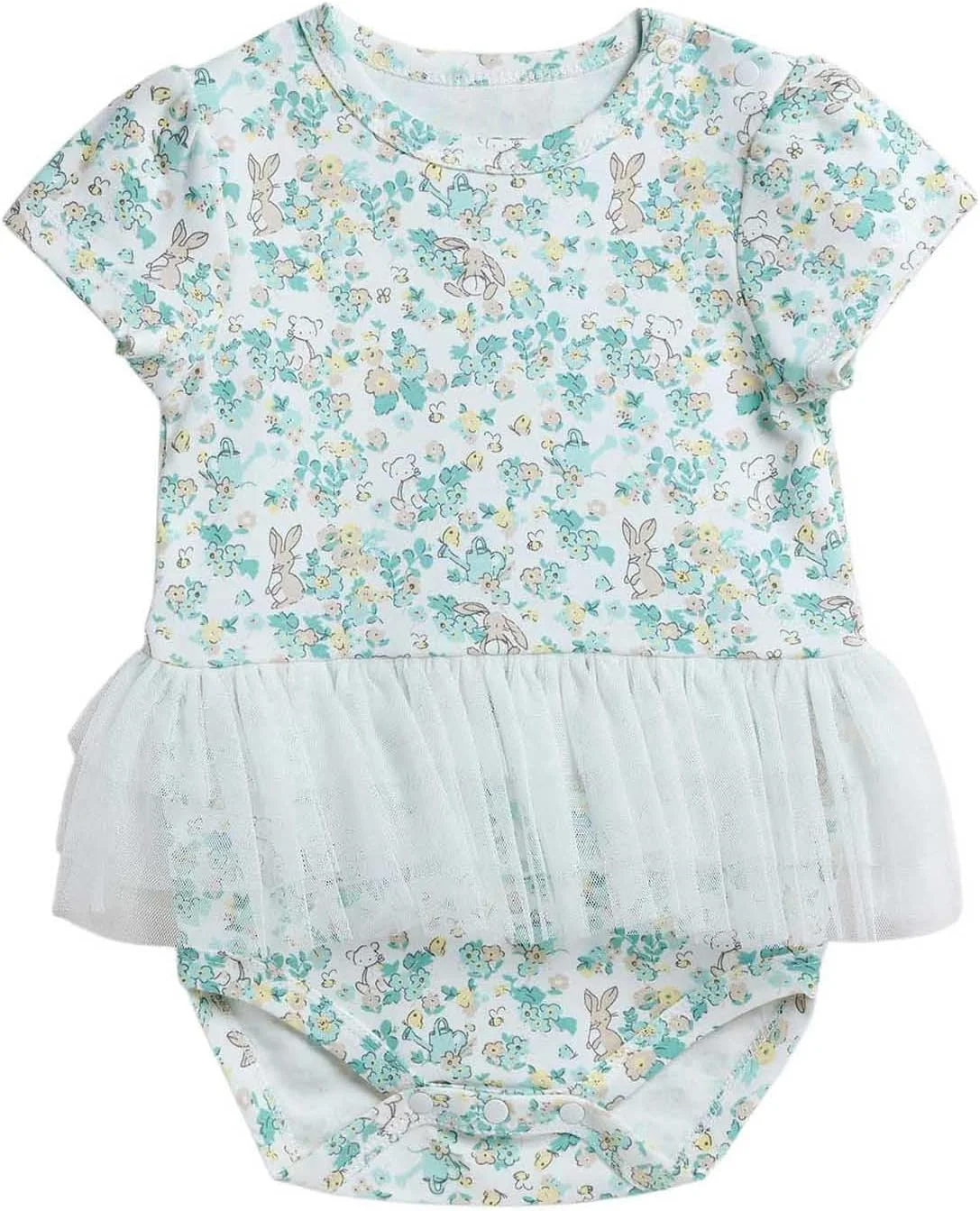 لباس بادی طرح دار دخترانه R&B مدل 325-1156NG255-1 با یقه گرد و آستین کوتاه لباس بادی طرح دار دخترانه R&B مدل 325-1156NG255-1 با یقه گرد و آستین کوتاه