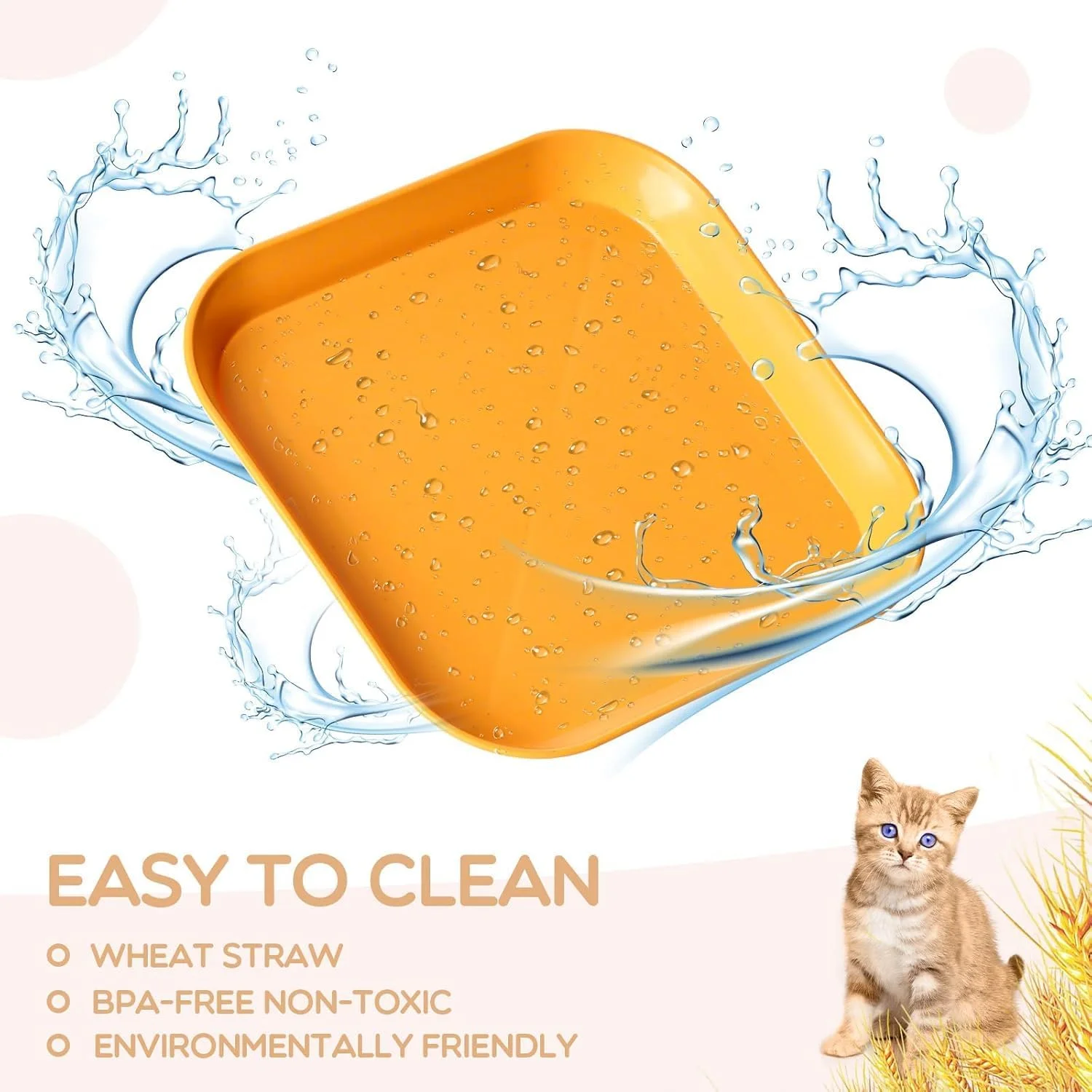 ظرف غذای گربه Lonimia، 8 عدد، 5.7 اینچ، ظرف غذای کم عمق گربه، ظرف گربه برای جلوگیری از خستگی سبیل، کاسه های غذای مرطوب گربه، بشقاب حیوانات خانگی پهن و کوچک برای بچه گربه ها و گربه های پا کوتاه