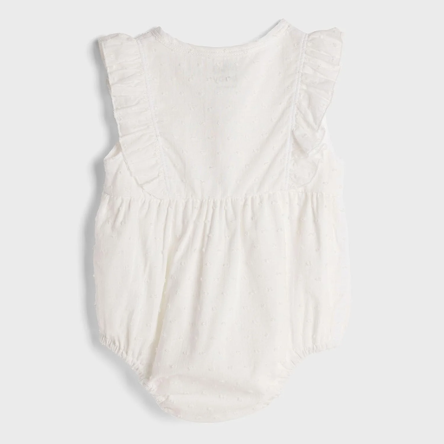 بادی دخترانه R&B مدل 325-1503NG082-1 گلدوزی شده و چین دار