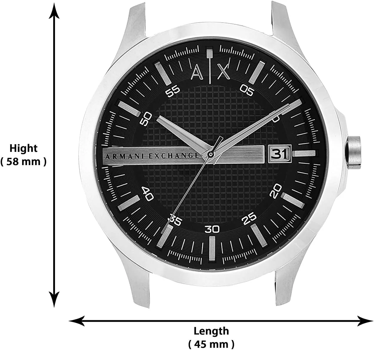 ساعت مردانه A|X Armani Exchange با نمایشگر آنالوگ سه عقربه و پنجره تاریخ، ساعت مردانه با بند استیل ضد زنگ یا چرمی ساعت مردانه A|X Armani Exchange با نمایشگر آنالوگ سه عقربه و پنجره تاریخ، ساعت مردانه با بند استیل ضد زنگ یا چرمی