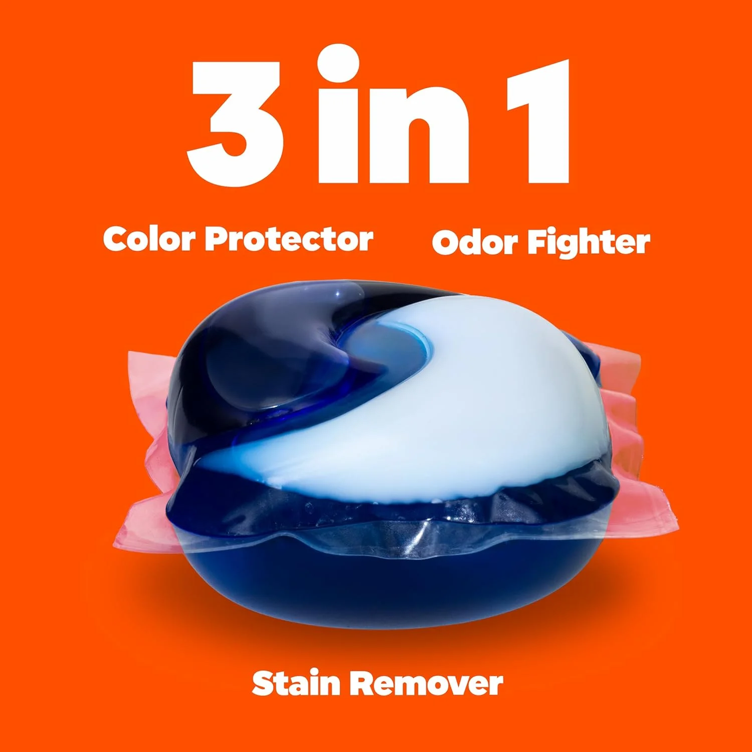 قرص ماشین لباسشویی Tide PODS، شوینده مایع، تمیز کننده قدرتمند 3 در 1 در یک مرحله، سازگار با HE، رایحه بهاری، 76 عدد