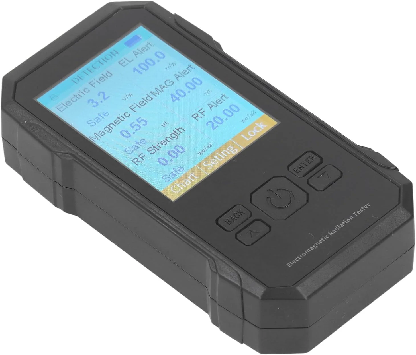 دستگاه EMF متر Cryfokt، آشکارساز EMF، آشکارساز تشعشعات الکترومغناطیسی با طراحی قابل حمل، آنالایزر طیف آشکارساز RF برای آشپزخانه، مناطق ولتاژ بالا، خانه، دفتر، کارخانه، فضای باز دستگاه EMF متر Cryfokt، آشکارساز EMF، آشکارساز تشعشعات الکترومغناطیسی با طراحی قابل حمل، آنالایزر طیف آشکارساز RF برای آشپزخانه، مناطق ولتاژ بالا، خانه، دفتر، کارخانه، فضای باز