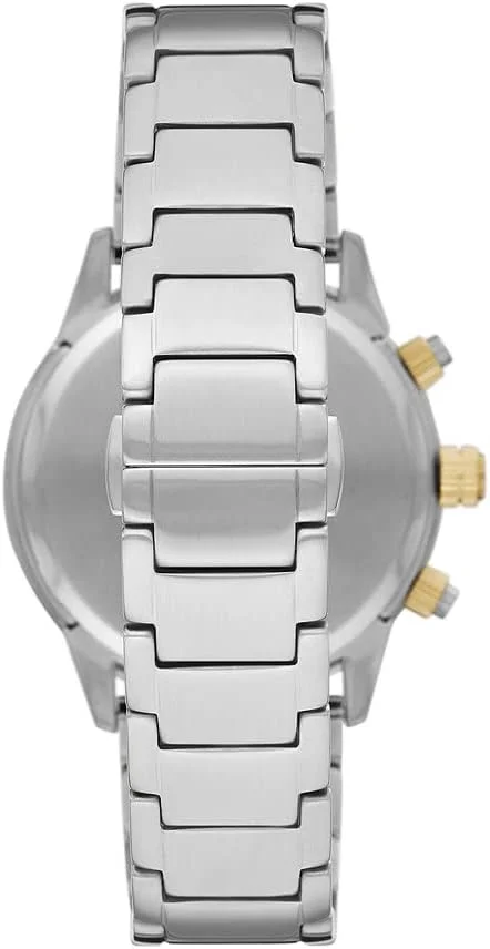 ساعت مچی مردانه امپریو آرمانی مدل کرنوگراف، استیل ضد زنگ، سایز قاب 43 میلی متر