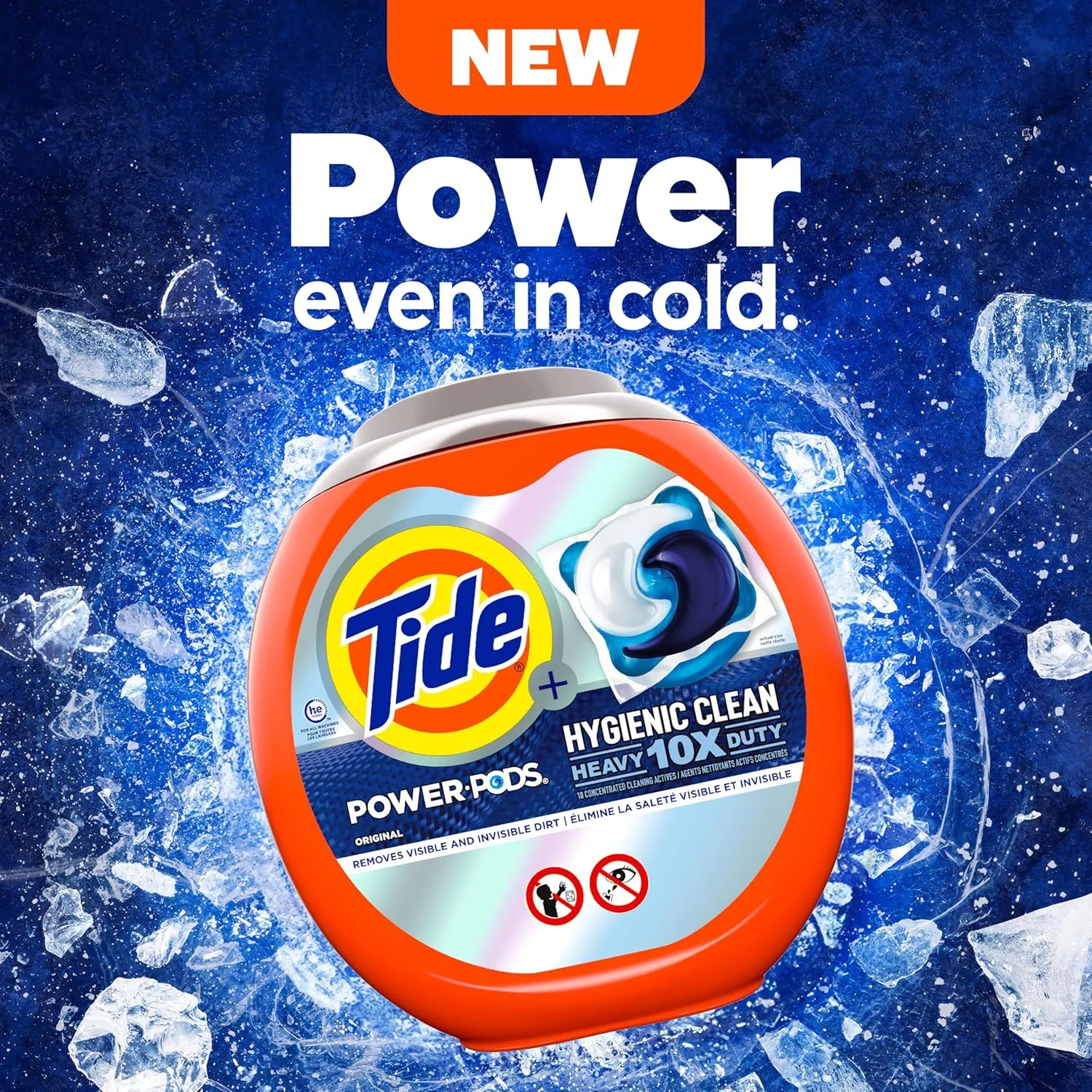 پودر لباسشویی کپسولی تاید Hygienic Clean Heavy 10x Duty Power PODS مدل Original با قدرت پاک کنندگی 10 برابر، 63 عددی، مناسب برای از بین بردن آلودگی های آشکار و پنهان (بسته 1 عددی) پودر لباسشویی کپسولی تاید Hygienic Clean Heavy 10x Duty Power PODS مدل Original با قدرت پاک کنندگی 10 برابر، 63 عددی، مناسب برای از بین بردن آلودگی های آشکار و پنهان (بسته 1 عددی)