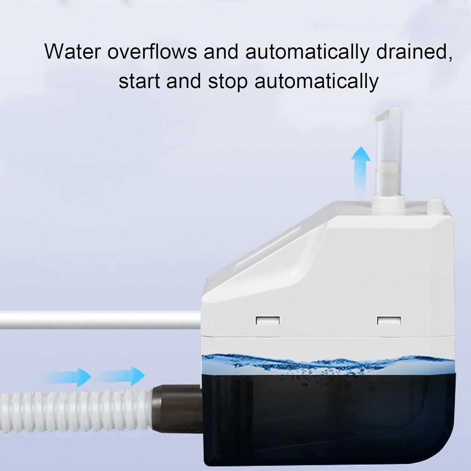 پمپ تخلیه کندانسور HVAC Cryfokt، تخلیه آب خارجی کاملاً اتوماتیک و کم صدا با مخزن 120 میلی لیتری، پمپ تخلیه کندانسور برای دستگاه یخ ساز تجاری AC دیواری 1-3P پمپ تخلیه کندانسور HVAC Cryfokt، تخلیه آب خارجی کاملاً اتوماتیک و کم صدا با مخزن 120 میلی لیتری، پمپ تخلیه کندانسور برای دستگاه یخ ساز تجاری AC دیواری 1-3P