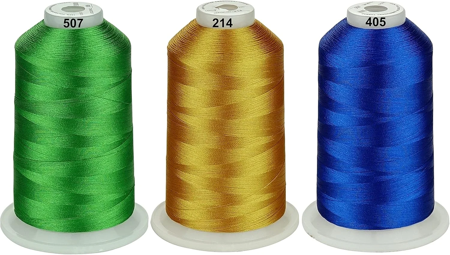 سیمترد - 26 انتخاب - بسته های رنگی متنوع نخ گلدوزی پلی استر برای ماشین گلدوزی، قرقره بزرگ 5500 یاردی مناسب برای همه ماشین های گلدوزی خیاطی - رنگ های کریسمس سیمترد - 26 انتخاب - بسته های رنگی متنوع نخ گلدوزی پلی استر برای ماشین گلدوزی، قرقره بزرگ 5500 یاردی مناسب برای همه ماشین های گلدوزی خیاطی - رنگ های کریسمس