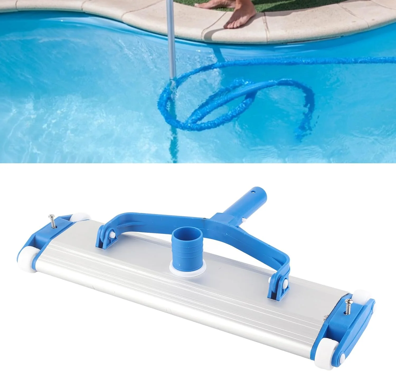 برس جاروبرقی استخر Cryfokt، سر جاروبرقی استخر، مناسب برای لوازم جانبی نگهداری استخر آکواریوم پارک های آبی برس جاروبرقی استخر Cryfokt، سر جاروبرقی استخر، مناسب برای لوازم جانبی نگهداری استخر آکواریوم پارک های آبی