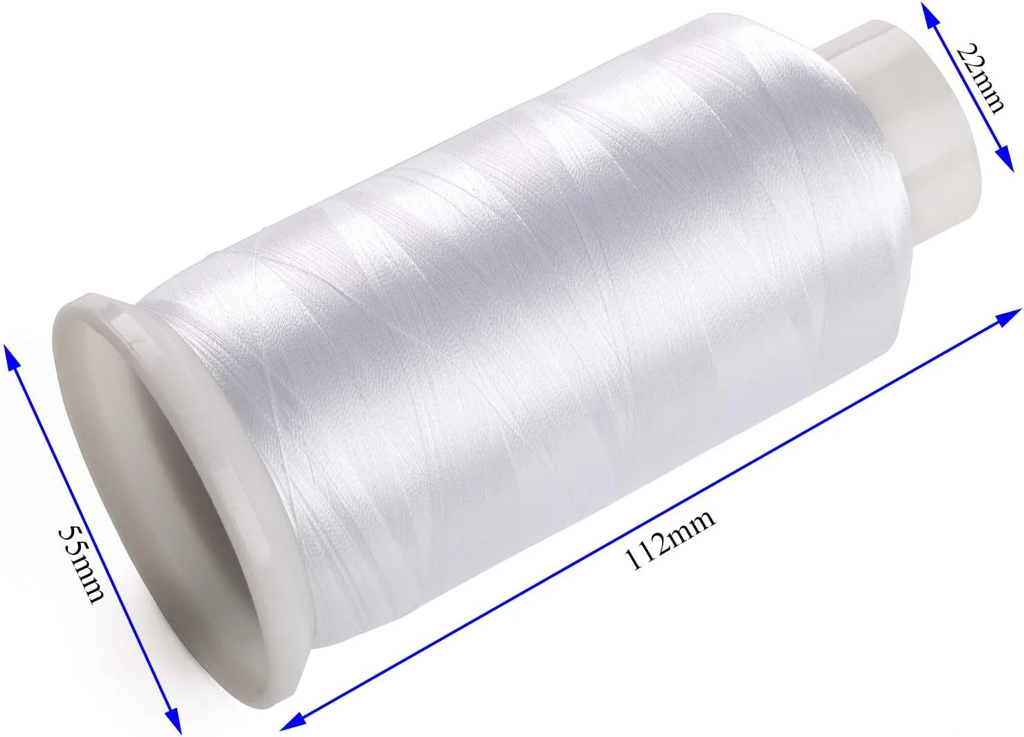نخ ماسوره سیمترد 2 عدد، مناسب چرخ خیاطی و گلدوزی، 1 عدد مشکی و 1 عدد سفید، 5500 یارد هر کدام - نخ ماسوره پلی استر 60WT، نخ های زیرین نخ ماسوره سیمترد 2 عدد، مناسب چرخ خیاطی و گلدوزی، 1 عدد مشکی و 1 عدد سفید، 5500 یارد هر کدام - نخ ماسوره پلی استر 60WT، نخ های زیرین