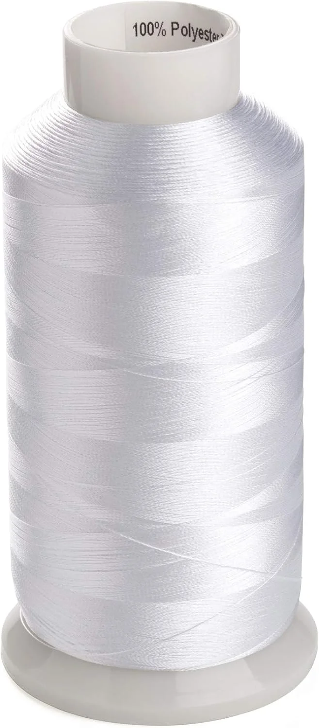 نخ ماسوره سیمترد 2 عدد، مناسب چرخ خیاطی و گلدوزی، 1 عدد مشکی و 1 عدد سفید، 5500 یارد هر کدام - نخ ماسوره پلی استر 60WT، نخ های زیرین نخ ماسوره سیمترد 2 عدد، مناسب چرخ خیاطی و گلدوزی، 1 عدد مشکی و 1 عدد سفید، 5500 یارد هر کدام - نخ ماسوره پلی استر 60WT، نخ های زیرین