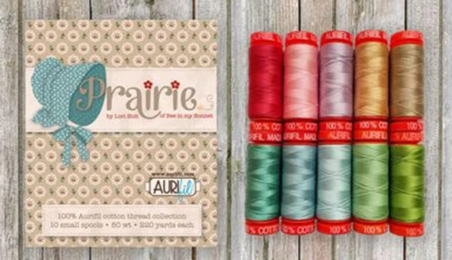 مجموعه نخ AURIFIL USA، Prairie اثر لوری هولت مجموعه نخ AURIFIL USA، Prairie اثر لوری هولت
