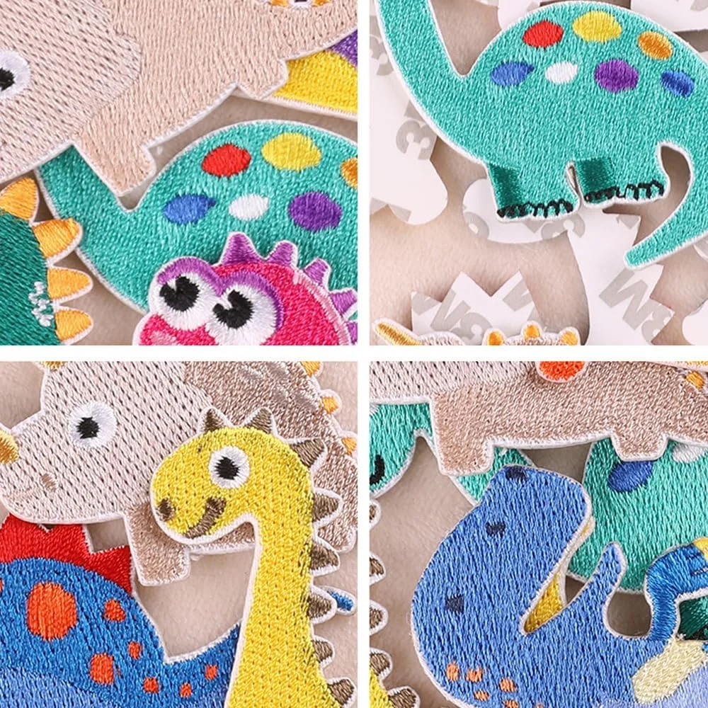 سِریسا اینک، تکه دوزی های گلدوزی شده دایناسور، اپلیکه های دوختنی، برگردان برای لباس بچه گانه، شلوار جین، نشان ژاکت، دکوراسیون هنری، 9 عدد استیکر خود چسب، لوازم جانبی DIY لباس سِریسا اینک، تکه دوزی های گلدوزی شده دایناسور، اپلیکه های دوختنی، برگردان برای لباس بچه گانه، شلوار جین، نشان ژاکت، دکوراسیون هنری، 9 عدد استیکر خود چسب، لوازم جانبی DIY لباس