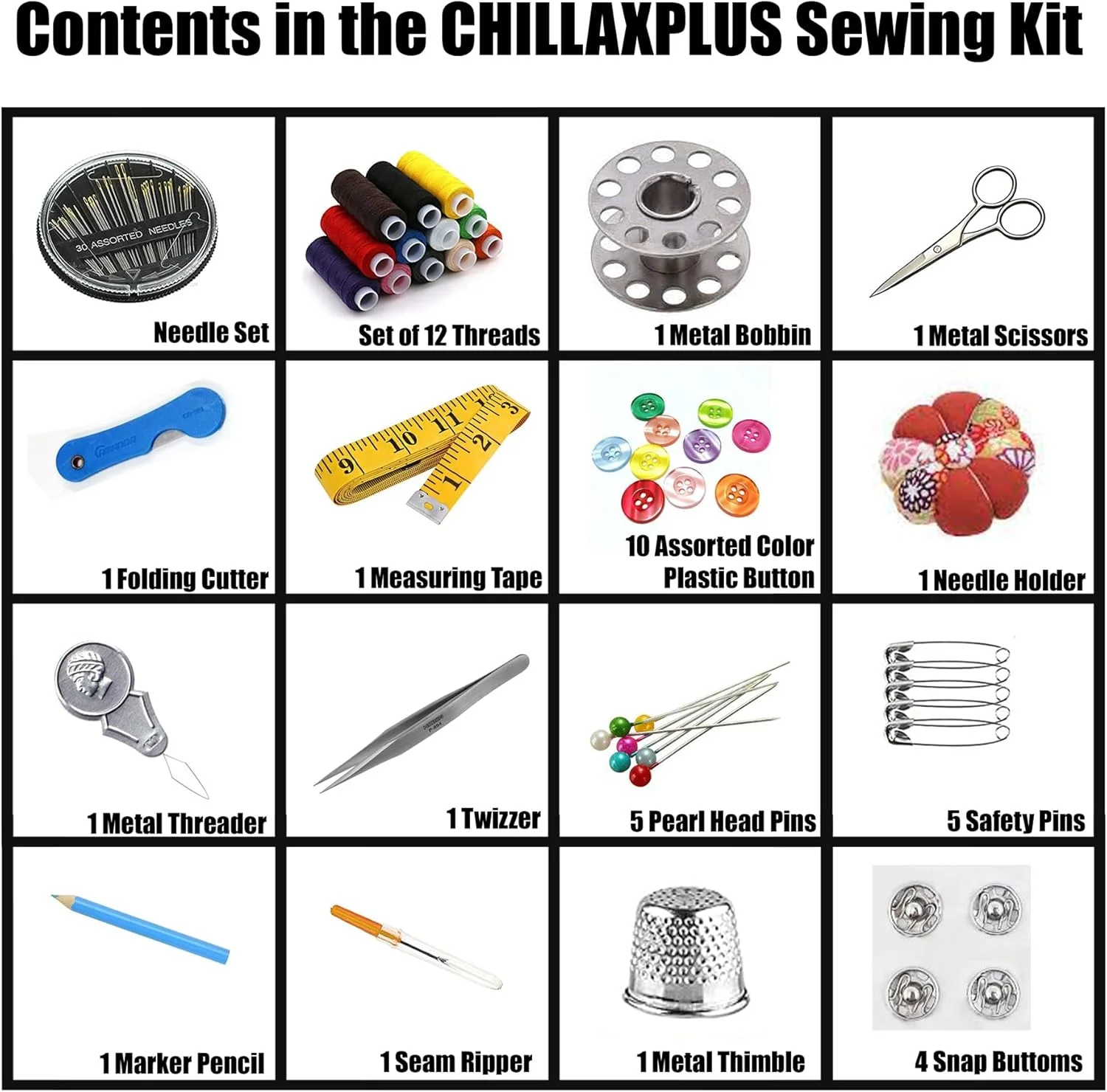 دستگاه دوخت CHILLAXPLUS - چرخ خیاطی قابل حمل برای مصارف خانگی با کیت خیاطی 12 نخ و پدال پا، ماشین سیلای کوچک - ابزار خیاطی جمع و جور - سفید دستگاه دوخت CHILLAXPLUS - چرخ خیاطی قابل حمل برای مصارف خانگی با کیت خیاطی 12 نخ و پدال پا، ماشین سیلای کوچک - ابزار خیاطی جمع و جور - سفید