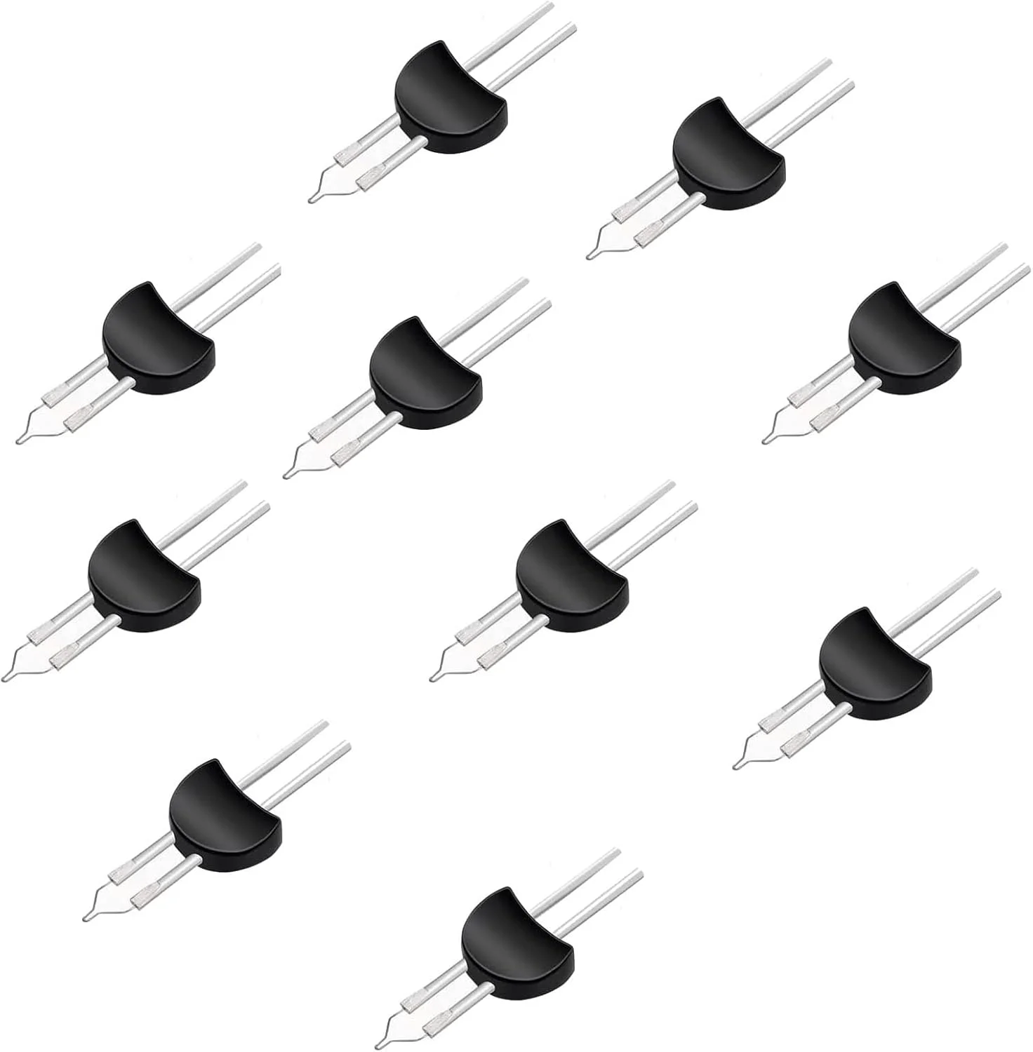 چیپسپی 10 عدد نوک جایگزین سوزاننده نخ، نوک سوزاننده نخ برای تکمیل بافت مهره، ذوب سریع موم، انتقال حرارت چرم و پروژه های ریسندگی (10 عدد نوک جایگزین)