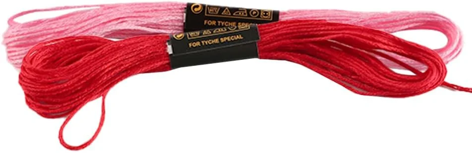 نخ های گلدوزی Ieron، نخ های کوک صلیبی 7.5 متری 8 رنگ، نخ دوزی پنبه ای، کیت های کوک صلیبی برای بافندگی پروژه های صنایع دستی DIY (قرمز) نخ های گلدوزی Ieron، نخ های کوک صلیبی 7.5 متری 8 رنگ، نخ دوزی پنبه ای، کیت های کوک صلیبی برای بافندگی پروژه های صنایع دستی DIY (قرمز)