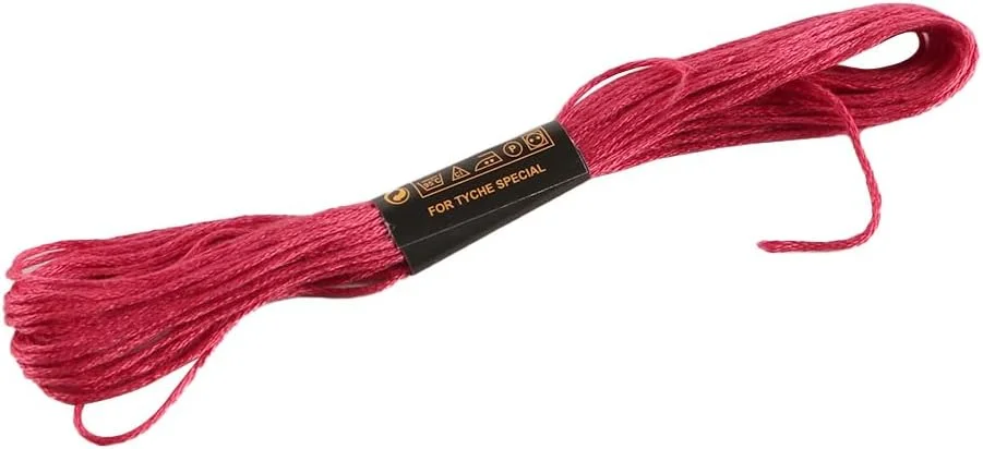 نخ های گلدوزی Ieron، نخ های کوک صلیبی 7.5 متری 8 رنگ، نخ دوزی پنبه ای، کیت های کوک صلیبی برای بافندگی پروژه های صنایع دستی DIY (قرمز) نخ های گلدوزی Ieron، نخ های کوک صلیبی 7.5 متری 8 رنگ، نخ دوزی پنبه ای، کیت های کوک صلیبی برای بافندگی پروژه های صنایع دستی DIY (قرمز)