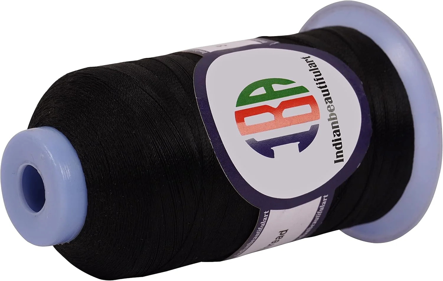 نخ گلدوزی نایلونی 3 لایه Indianbeautifulart IBA، قرقره نخ خیاطی چند منظوره 1500 متری، نخ سردوز برای صنایع دستی DIY، بسته 1 عددی (مشکی) نخ گلدوزی نایلونی 3 لایه Indianbeautifulart IBA، قرقره نخ خیاطی چند منظوره 1500 متری، نخ سردوز برای صنایع دستی DIY، بسته 1 عددی (مشکی)