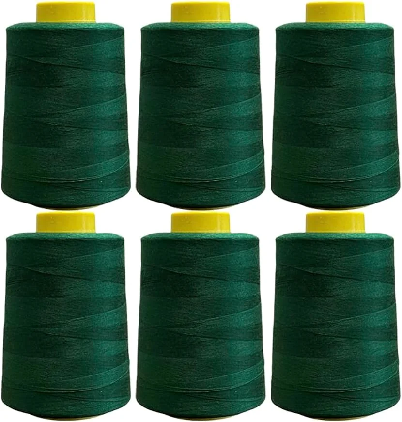 نخ خیاطی JYC CREATIVE، لوازم جانبی خیاطی، قرقره نخ با استحکام بالا برای خیاطی حرفه ای یا استفاده حرفه ای (3136 سبز، 5000Y-3) نخ خیاطی JYC CREATIVE، لوازم جانبی خیاطی، قرقره نخ با استحکام بالا برای خیاطی حرفه ای یا استفاده حرفه ای (3136 سبز، 5000Y-3)