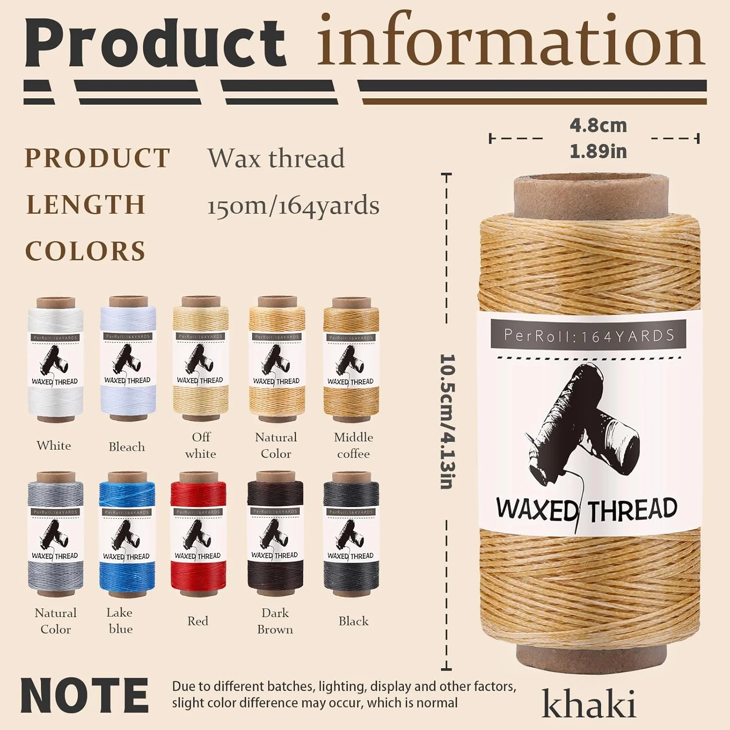 نخ موم زده Jupean، 150 متر / 164 یارد آبی دریاچه ای، نخ موم زده چرم، نخ های دوخت چرم، نخ های دوخت دستی برای دوخت دستی، صحافی و کاردستی DIY مبتدی نخ موم زده Jupean، 150 متر / 164 یارد آبی دریاچه ای، نخ موم زده چرم، نخ های دوخت چرم، نخ های دوخت دستی برای دوخت دستی، صحافی و کاردستی DIY مبتدی