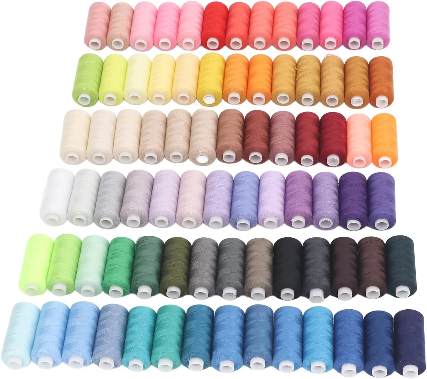 ست نخ خیاطی ضد گره خوردگی 400 یاردی نخ های چرخ خیاطی مقاوم و قابل حمل برای دوخت
