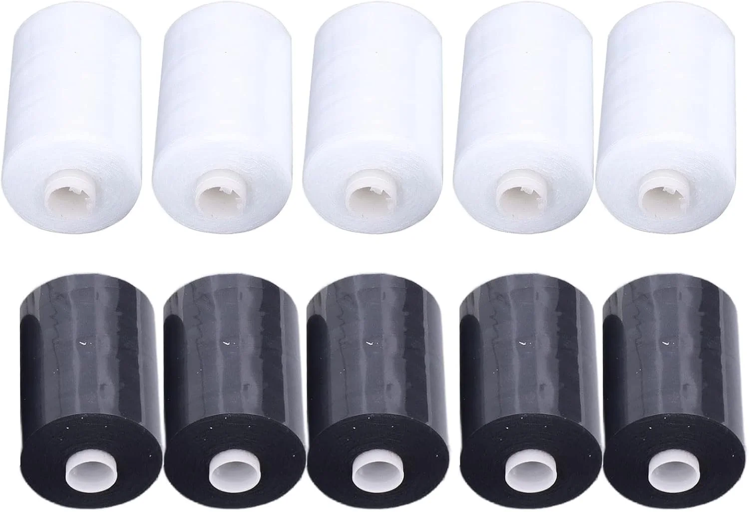 نخ خیاطی 10 رنگ، نخ خیاطی مشکی و سفید با استحکام بالا و کاربردی برای چرخ خیاطی خانگی، گلدوزی دستی و لحاف دوزی نخ خیاطی 10 رنگ، نخ خیاطی مشکی و سفید با استحکام بالا و کاربردی برای چرخ خیاطی خانگی، گلدوزی دستی و لحاف دوزی