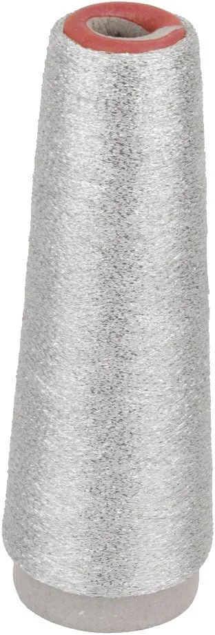 قرقره نخ ابریشم نقره ای متیکال برای گلدوزی و خیاطی 90D قرقره نخ ابریشم نقره ای متیکال برای گلدوزی و خیاطی 90D