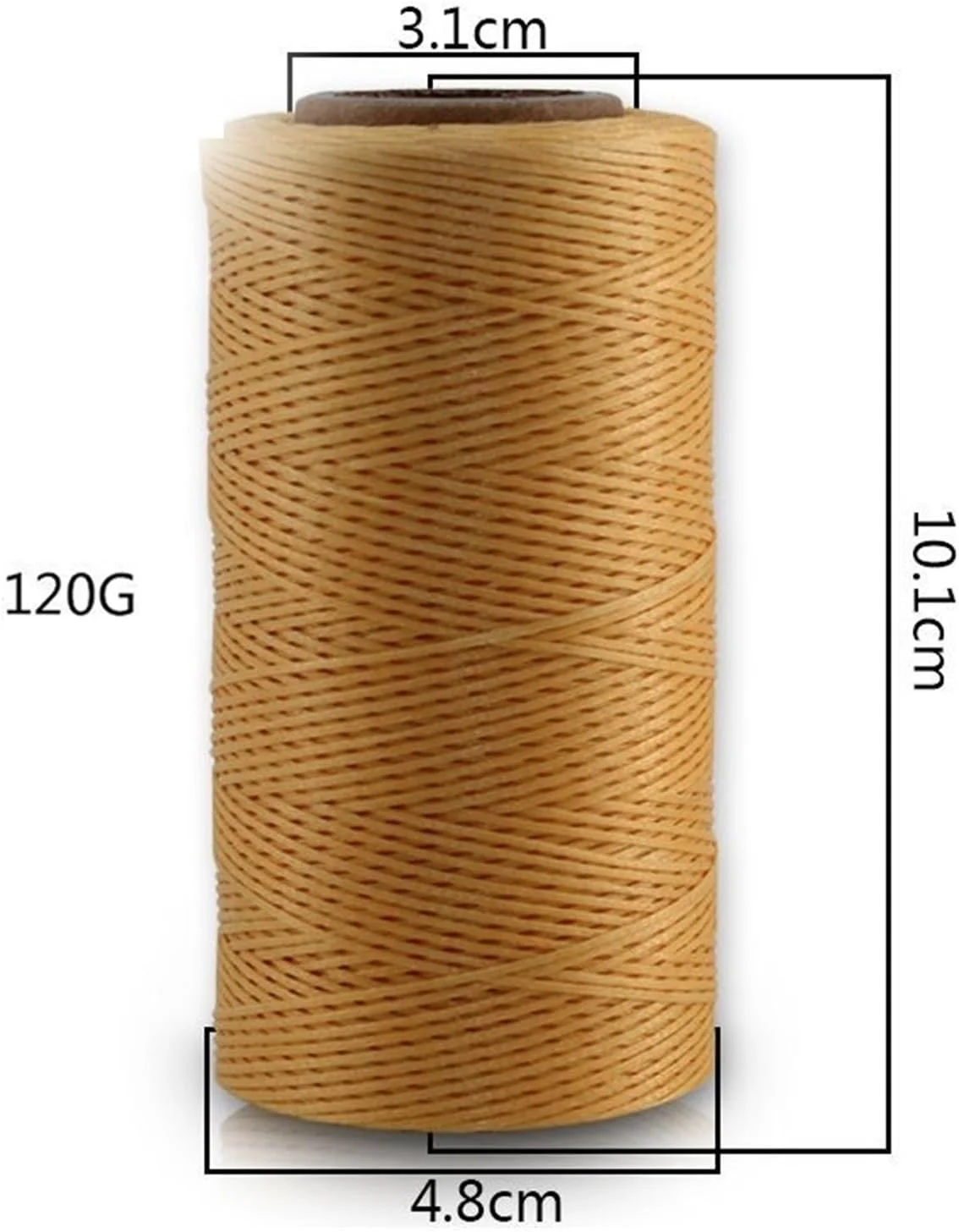 رول نخ موم زده کتانی ZYJBDYZBD، طناب، نخ با طول 260 متر، ضخامت 0.8 میلی متر، نخ های چرخ خیاطی موم زده چرمی 150D برای دوخت دستی