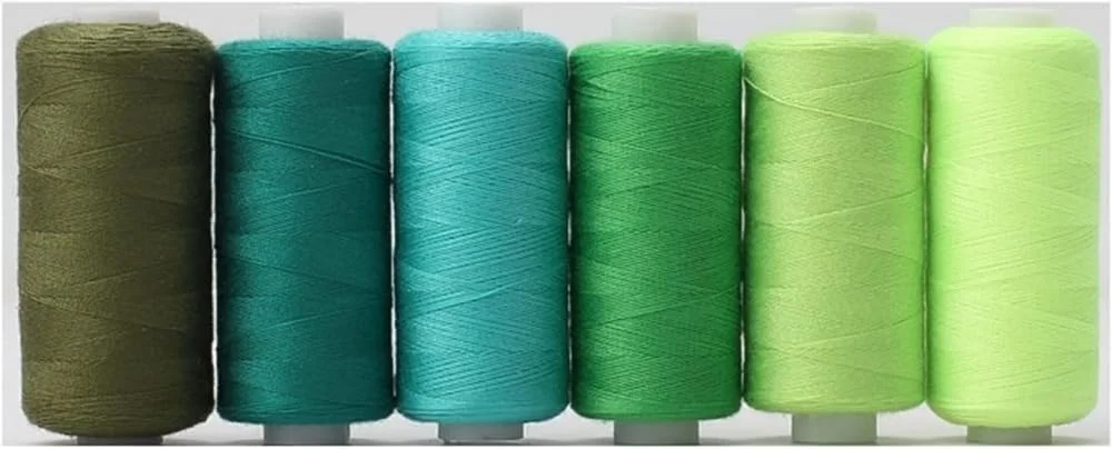 نخ خیاطی پلی استر ZYJBDYZBD، 400 یارد، نخ گلدوزی دستی برای لوازم خیاطی خانگی، نخ خیاطی برای قفل لبه