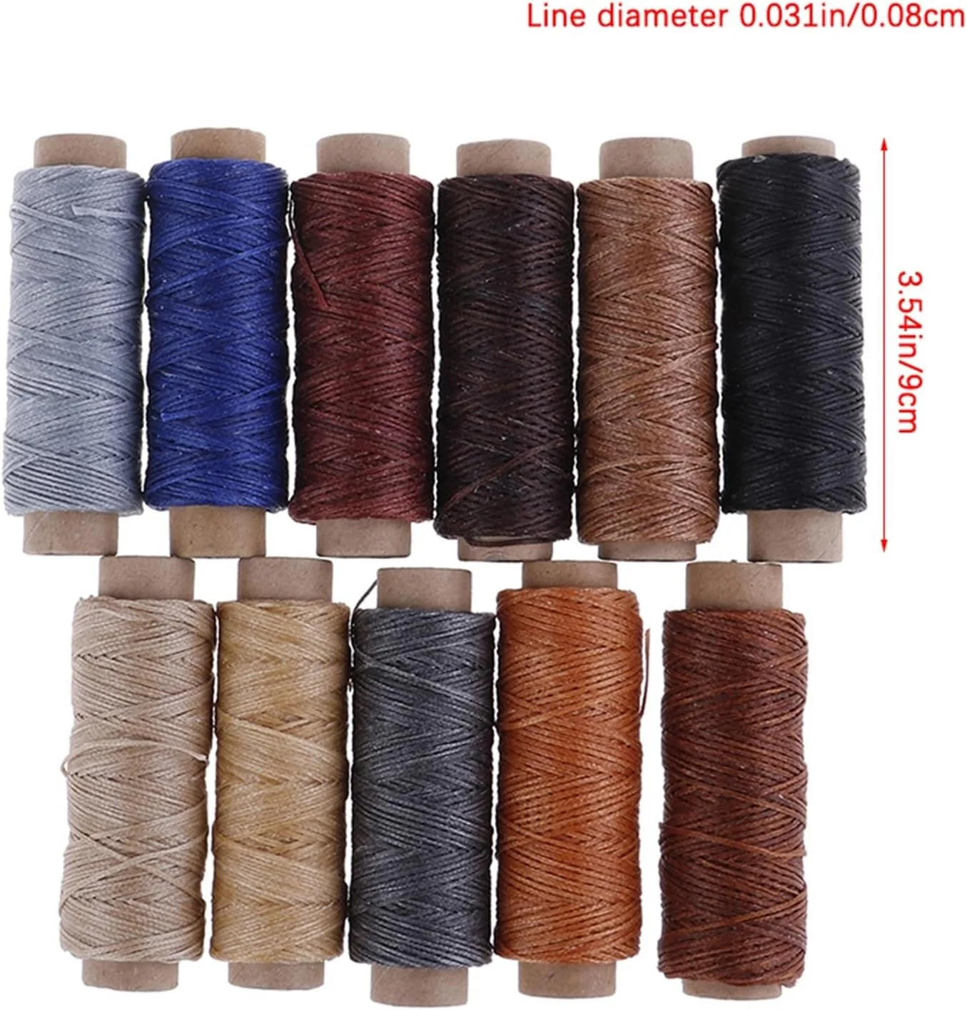 ZYJBDYZBD یک عدد نخ موم زده چرمی 50 متری/رول 150D 1 میلی متری، ابزار کاردستی نخ موم زده تخت DIY، نخ دوخت دستی، خط دوخت موم زده تخت