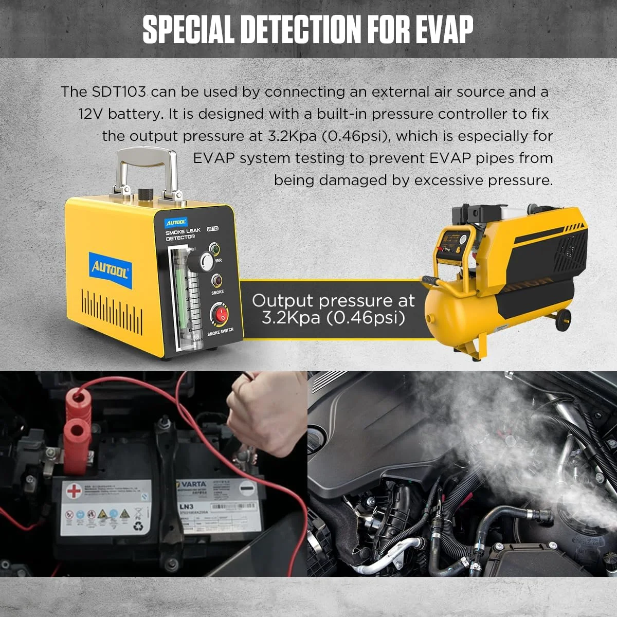 دستگاه تست دود خودرو اتول (AUTOOL SDT-103)