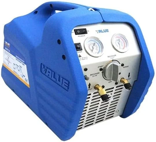 دستگاه بازیابی مبرد 3/4 اسب بخار، واحد بازیابی مبرد HVAC خودرو 558psi، دستگاه بازیافت مبرد قابل حمل 220 ولت AC، ابزار تعمیر و بازیابی تهویه مطبوع (220 ولت)
