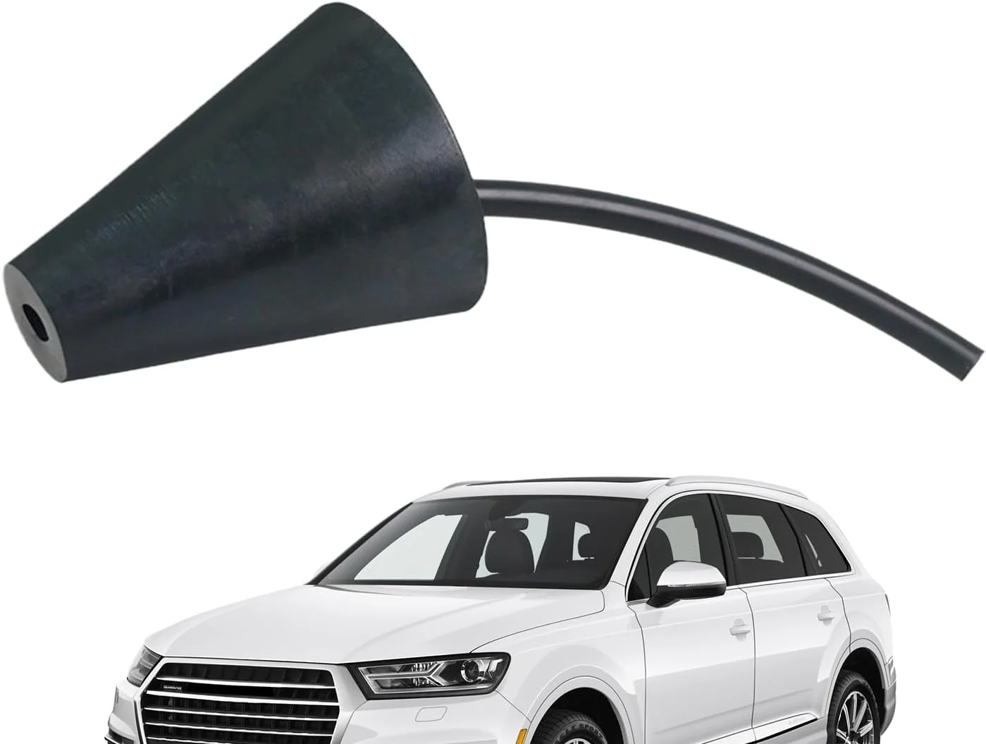 آداپتور مخروطی دستگاه دود خودرو - اتصال شیلنگ آداپتور دستگاه دود - ابزارهای تعمیر خودرو برای تشخیص موتور و نگهداری ناوگان تکنسین