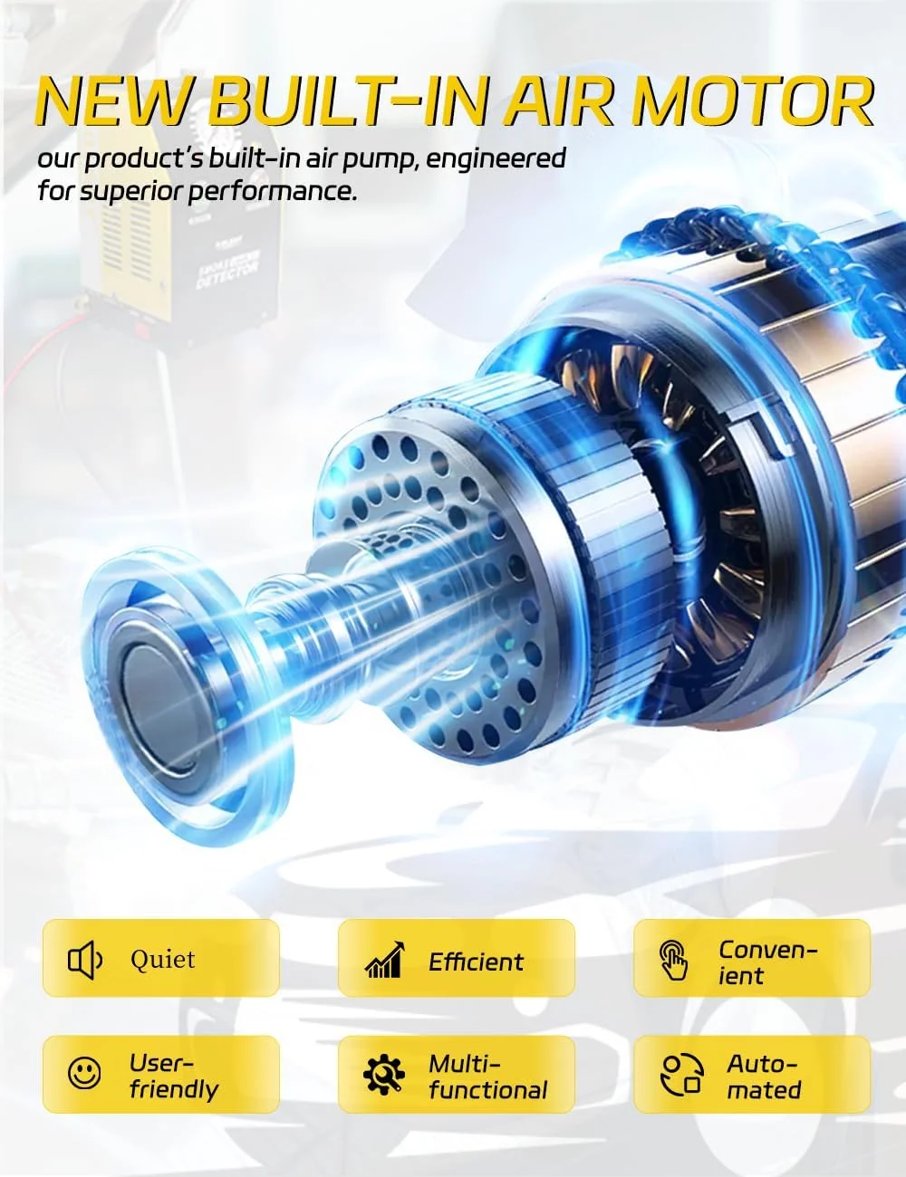 تستر دود خودرو Solary - دستگاه دود خودرو DC 12V EVAP برای نشت های خلاء