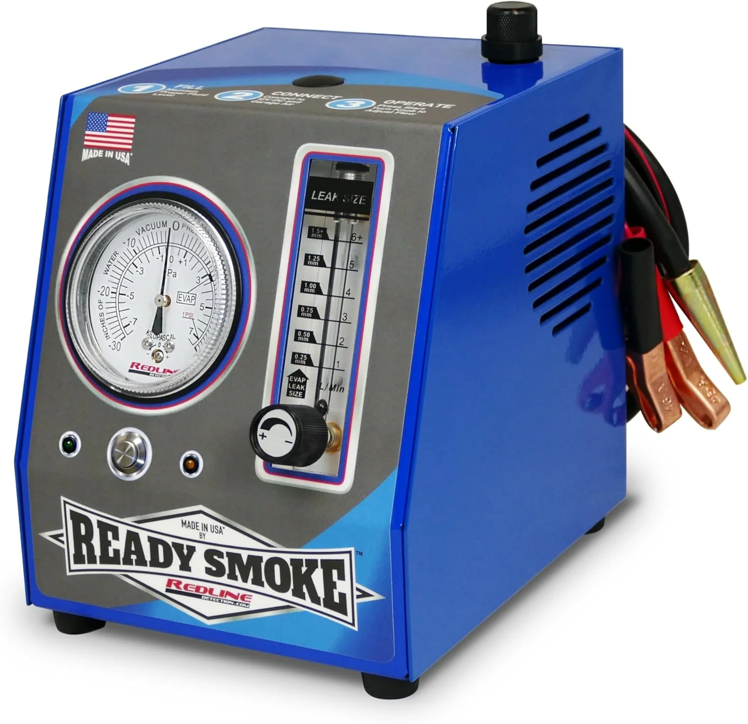 دستگاه تشخیص نشت دود مرئی خودرو Redline Detection ReadySmoke™ 95-0400 برای تشخیص نشت های کم فشار: EVAP، اگزوز، سیستم ورودی و نشت های خلاء