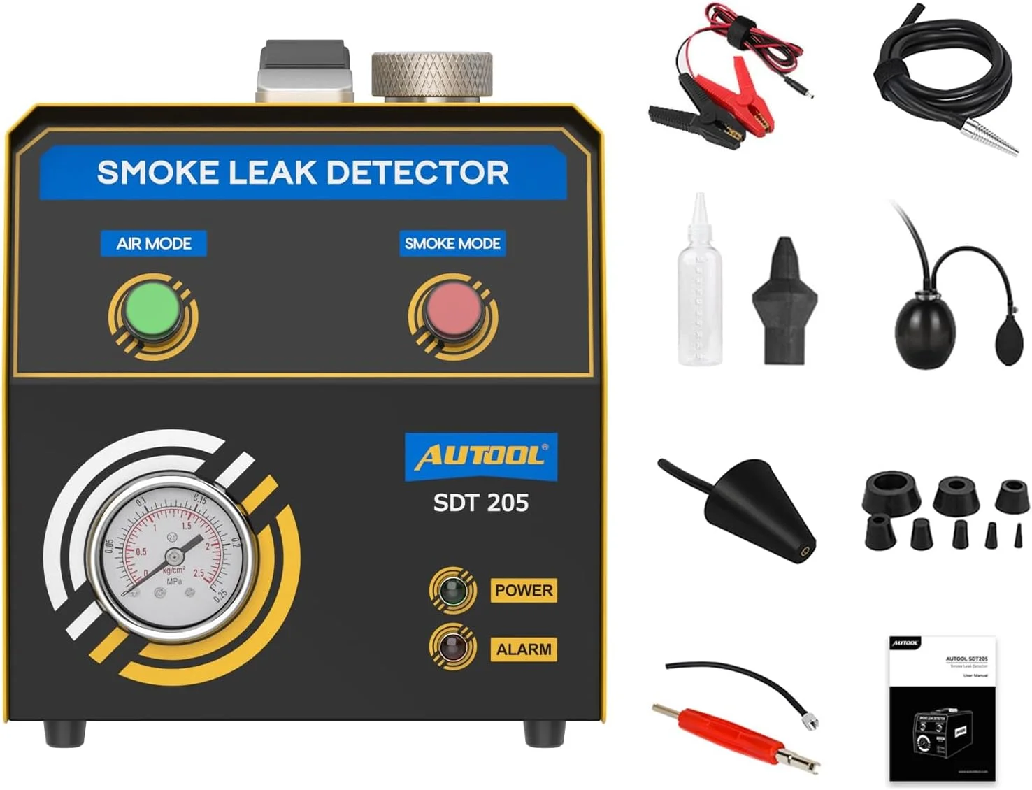 دستگاه تشخیص نشت یابی دود خودرو AUTOOL 12V برای سیستم EVAP