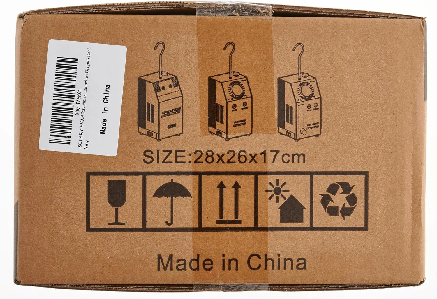 دستگاه دود ساز خودرو Solary - تستر دود خودرو DC 12V EVAP برای نشت یابی خلاء