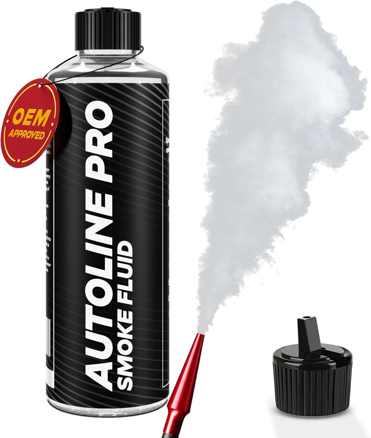 دستگاه نشت یاب دود خودرو AutoLine Pro *مدل جدید 2025* - آشکارساز نشت EVAP با کمپرسور هوای داخلی - مدل 3000 - کیت ابزار آشکارساز دود اگزوز خلاء EVAP - قرمز