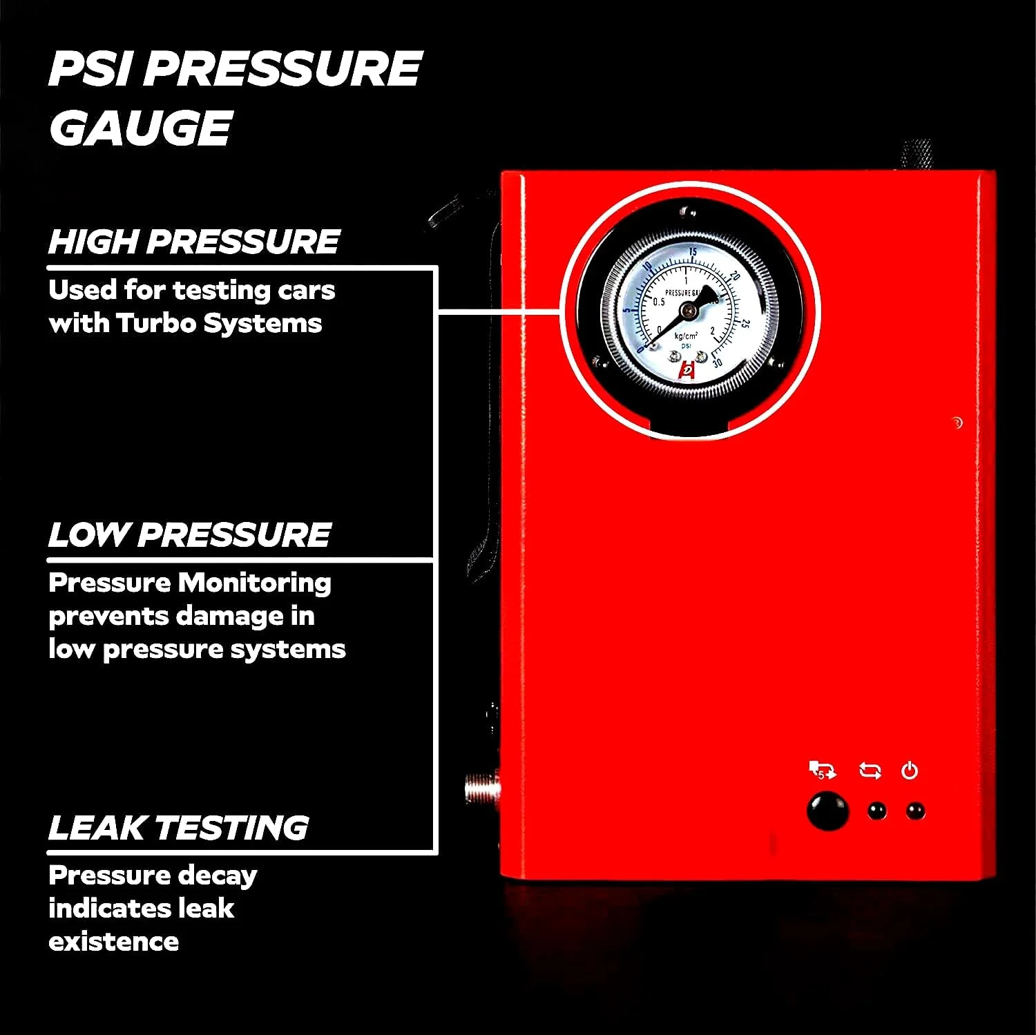دستگاه تست دود خودرو AutoLine Pro برای تشخیص نشتی EVAP، خلاء، اگزوز و موارد دیگر | مدل 02 | شامل مایع دود تایید شده | کمپرسور هوای داخلی | گیج فشار دستگاه تست دود خودرو AutoLine Pro برای تشخیص نشتی EVAP، خلاء، اگزوز و موارد دیگر | مدل 02 | شامل مایع دود تایید شده | کمپرسور هوای داخلی | گیج فشار