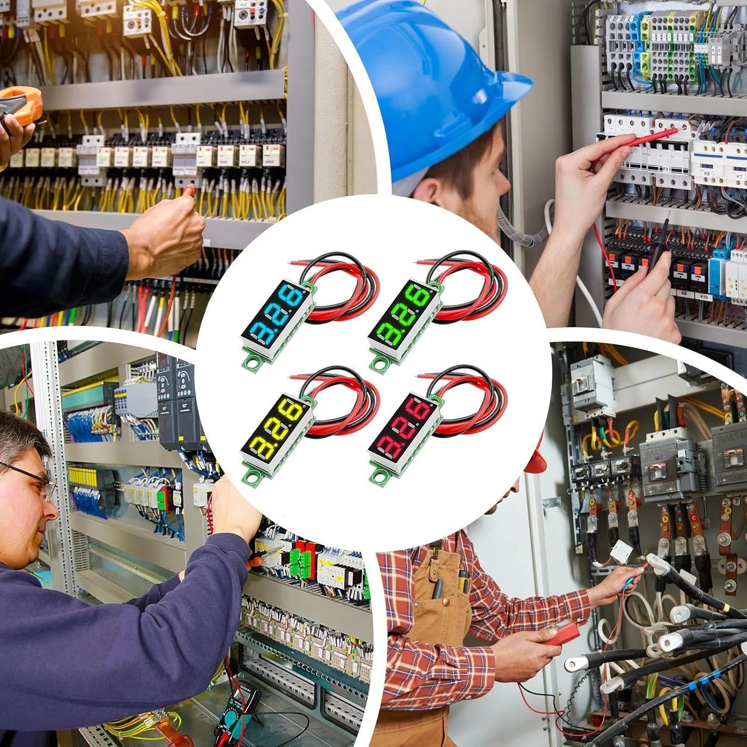 نمایشگر 7 قسمتی، لوله دیجیتال LED 0.28 اینچی 7 قسمتی | قطعات ولت متر برای پنل های خانگی، موبایل، دریایی، RV، صوتی، الکتریکی و صنعتی نمایشگر 7 قسمتی، لوله دیجیتال LED 0.28 اینچی 7 قسمتی | قطعات ولت متر برای پنل های خانگی، موبایل، دریایی، RV، صوتی، الکتریکی و صنعتی
