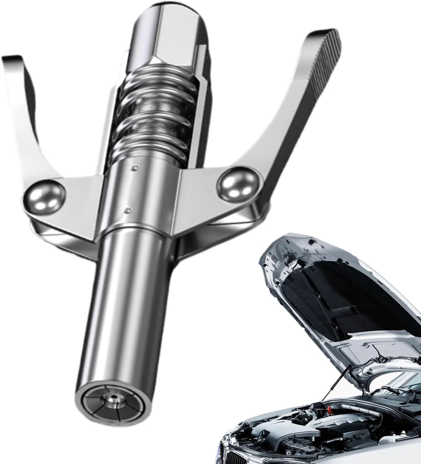 کوپلینگ گریس Lock And Lube | کوپلینگ گریس فشار قوی با دسته دوبل | قطعات جایگزین برای روانکاری مهندسی ماشین آلات، گریس کاری خودرو، تریلر، وسایل نقلیه، کامیون، خودرو، صنعتی کوپلینگ گریس Lock And Lube | کوپلینگ گریس فشار قوی با دسته دوبل | قطعات جایگزین برای روانکاری مهندسی ماشین آلات، گریس کاری خودرو، تریلر، وسایل نقلیه، کامیون، خودرو، صنعتی