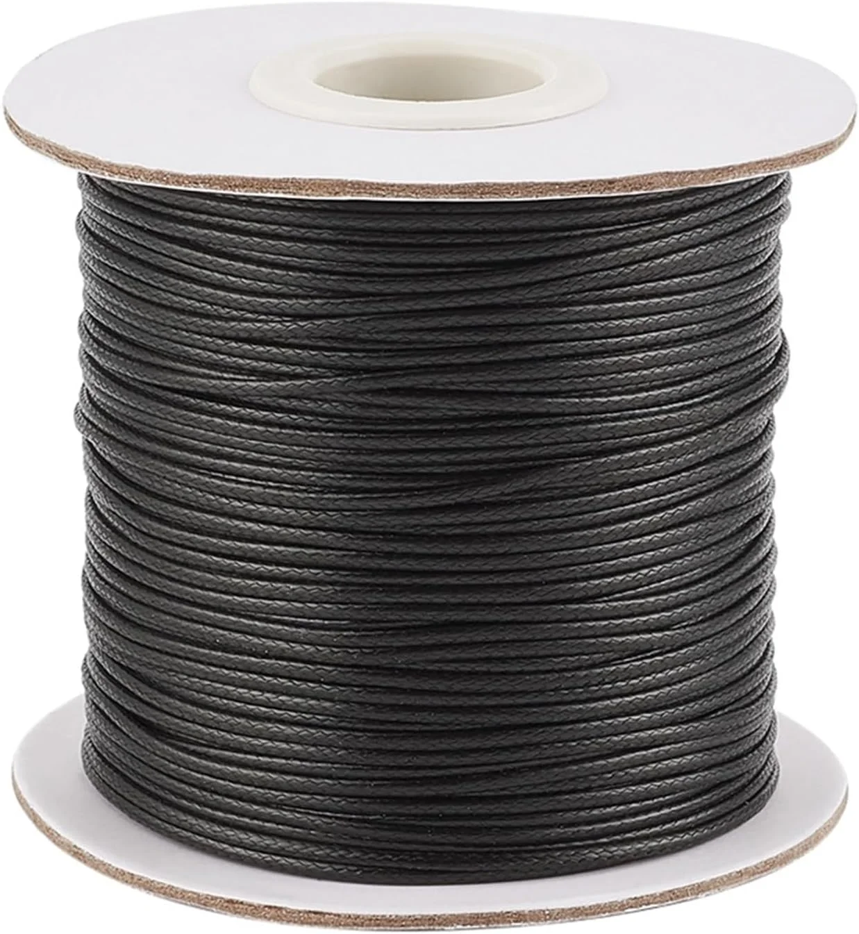 ZYJBDYZBD نخ موم زده پلی استر 85 یاردی/رول 1 میلی متری، بند مهره ای، بند چند رنگ برای ساخت جواهرات، گردنبند و دستبند DIY