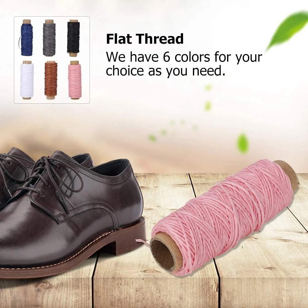 نخ دوخت دستی ZJCQA، نخ خیاطی مقاوم در برابر سایش ZJCQA نخ چرم دوزی قوی و بادوام برای مصارف خانگی (صورتی) نخ دوخت دستی ZJCQA، نخ خیاطی مقاوم در برابر سایش ZJCQA نخ چرم دوزی قوی و بادوام برای مصارف خانگی (صورتی)