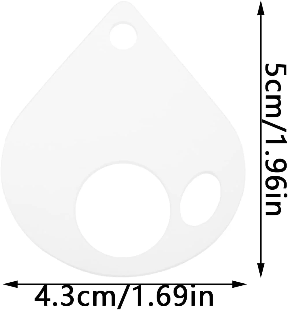 yyangz 30 عدد قرقره قطره اشکی اکریلیک شفاف، سازمان دهنده نخ، حلقه لولای فلیپ چارت، نخ آویز برای گلدوزی، صنایع دستی DIY، قرقره های کار خیاطی yyangz 30 عدد قرقره قطره اشکی اکریلیک شفاف، سازمان دهنده نخ، حلقه لولای فلیپ چارت، نخ آویز برای گلدوزی، صنایع دستی DIY، قرقره های کار خیاطی