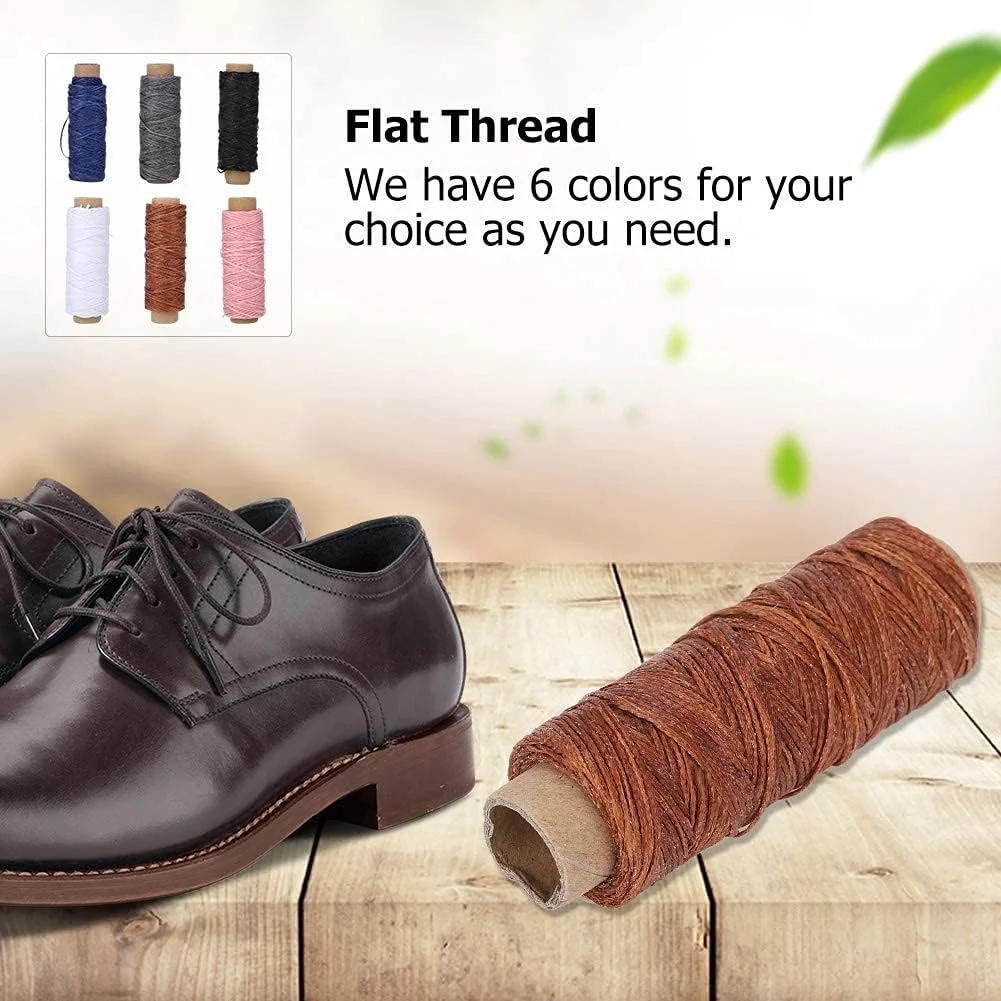 نخ دوخت دستی ZJCQA، نخ خیاطی مقاوم در برابر سایش ZJCQA نخ دوخت چرم قوی و بادوام برای مصارف خانگی (قهوه ای) نخ دوخت دستی ZJCQA، نخ خیاطی مقاوم در برابر سایش ZJCQA نخ دوخت چرم قوی و بادوام برای مصارف خانگی (قهوه ای)